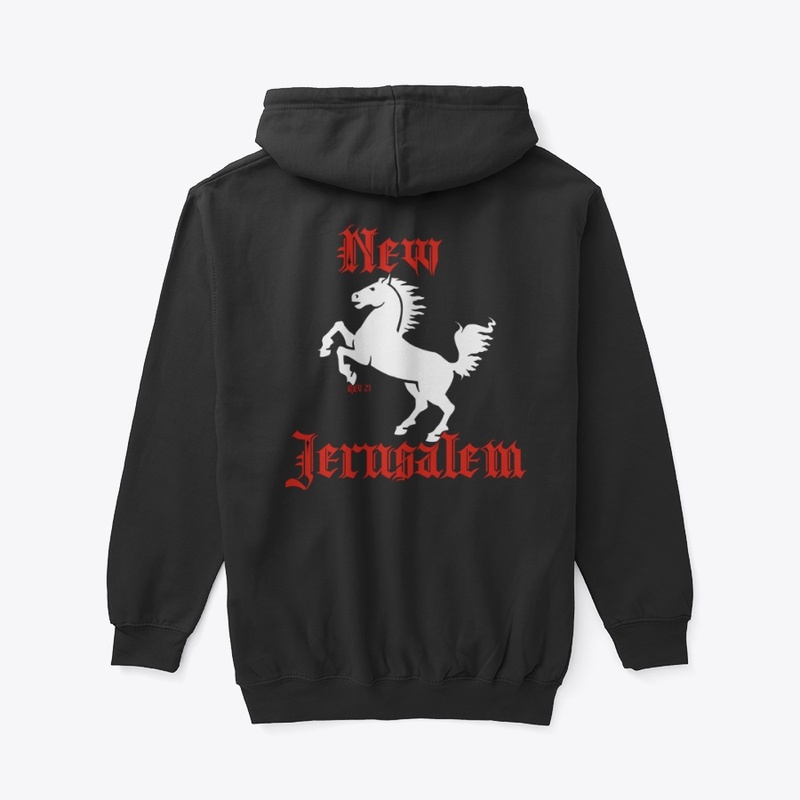 New Jerusalem zip up hoodie