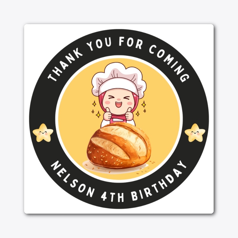 Sticker design for bakery 🧁