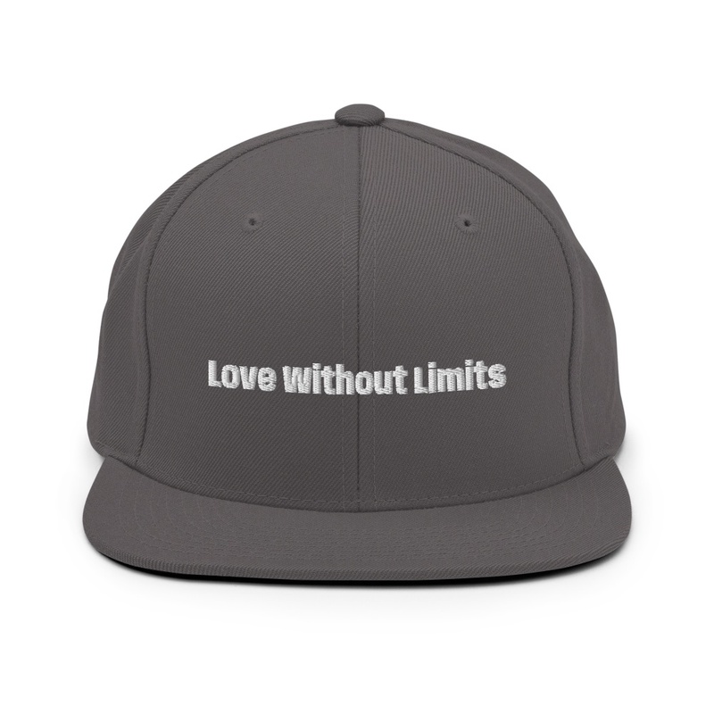 Love without limits snapback caps