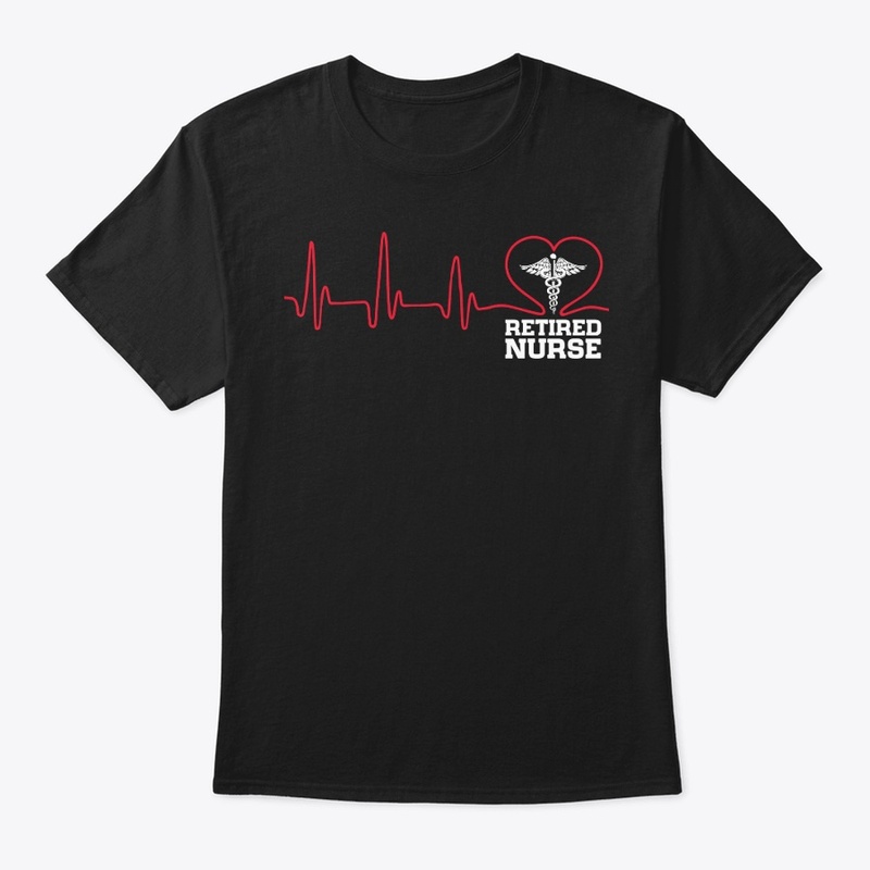 Retired Nurse Heartbeat Shirt