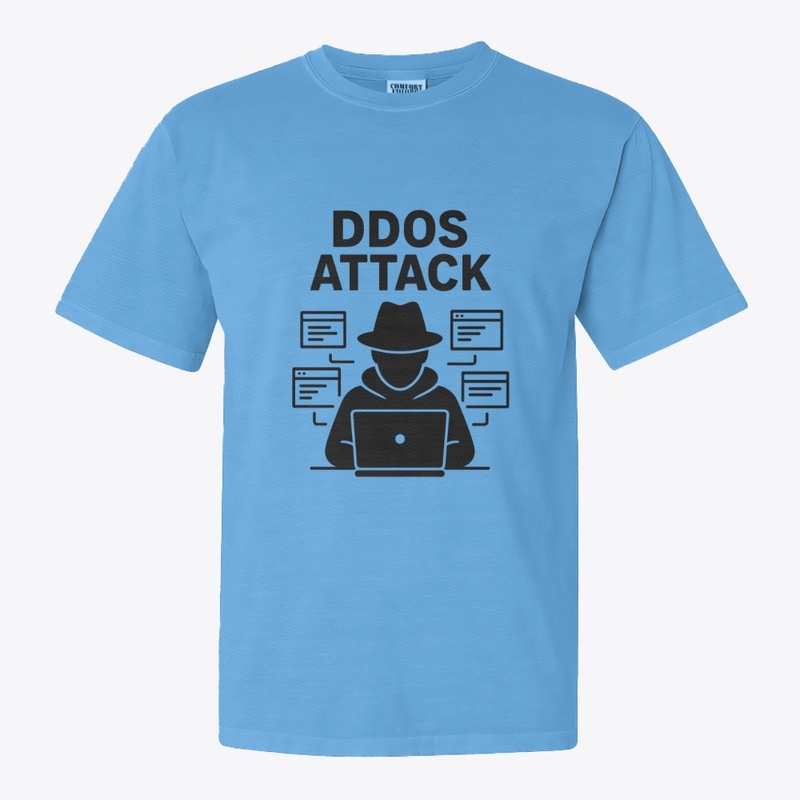 Cyber Defense Expert DDoS Attack T-Shirt