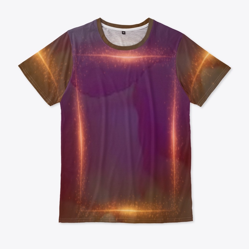 Golden square colourfull tishirt 