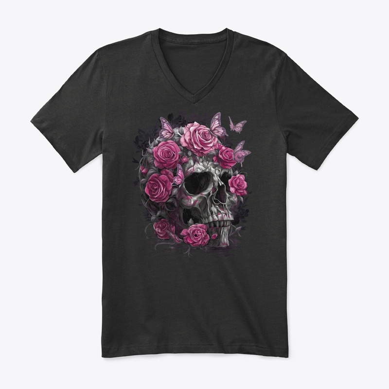 Romantic Gothic Skull