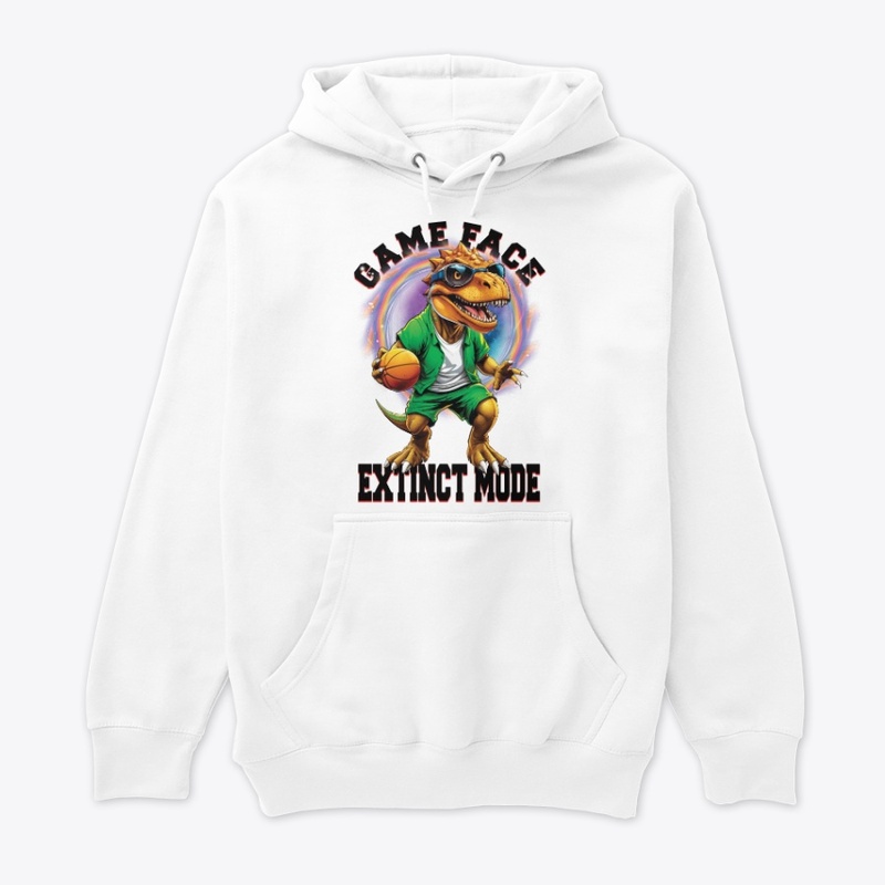 Dino Basket Ball White T-Shirt