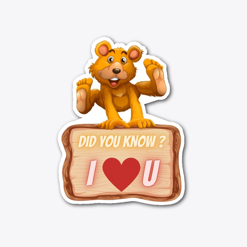 DID YOU KNOW ?I LOVE YOU T-SHIRT 
