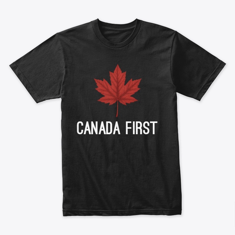 🇨🇦 Canada First Black Edition Tee