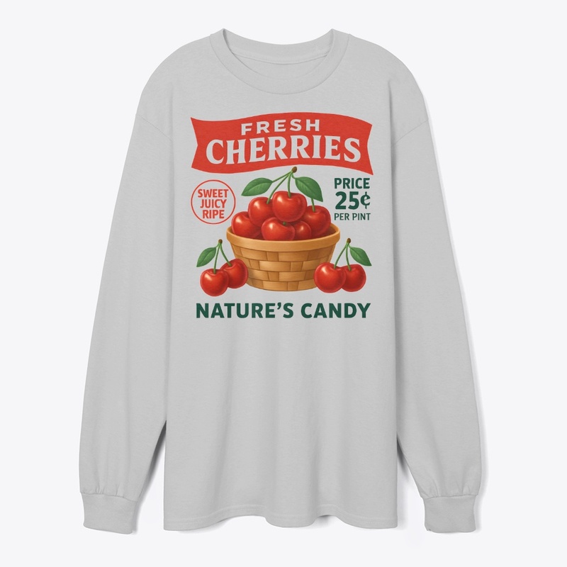 Nature's Candy | Vintage Cherries Art
