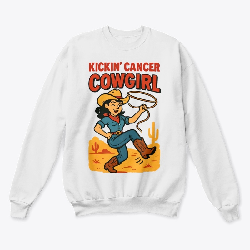 Kickin' Cancer Cowgirl T-Shirt