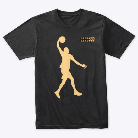Legacy Leagues Silhouette #1 Vintage Black Camiseta Front