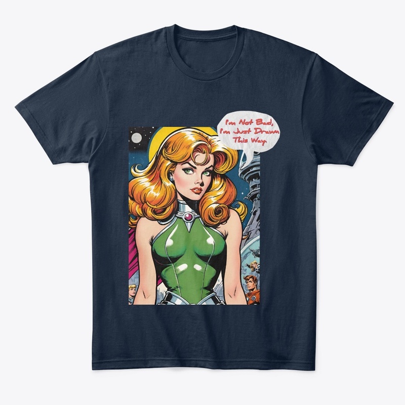 Funny Sexy Pun Trendy Comic Art Style 
