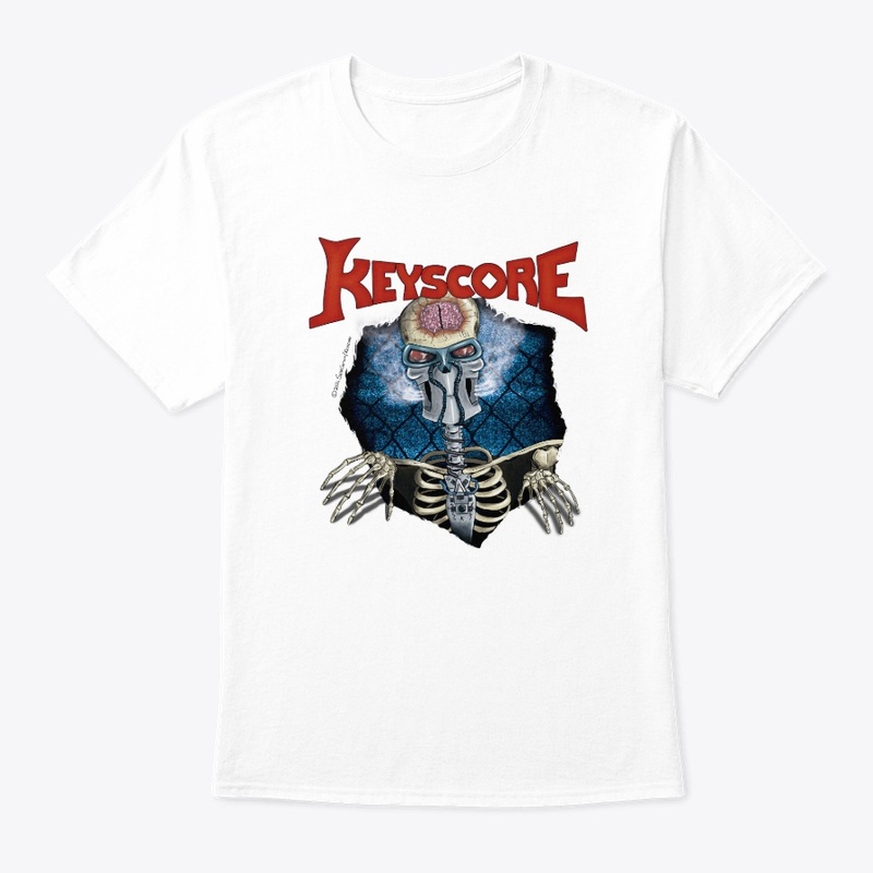 Keyscore Droid Skull Men/Unisex T-Shirt
