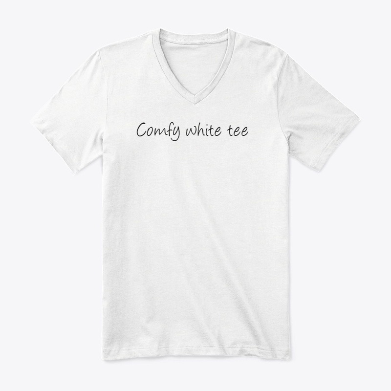 Comfy White Tee Design