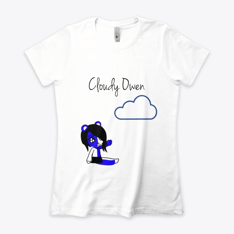 Cloudy Owen woman boyfriend tee