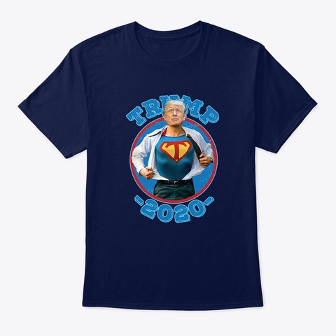 Trump 2020! Navy T-Shirt Front