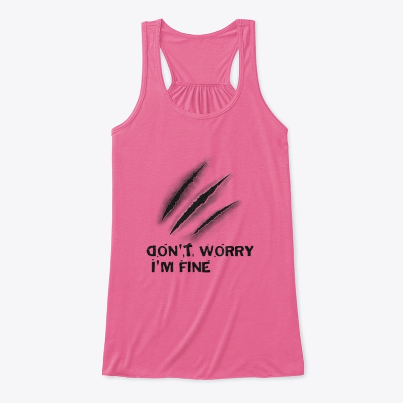 Don't worry  I'm fine scratch marks