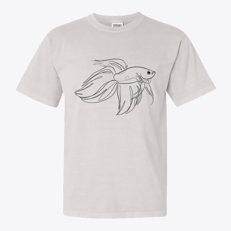 Minimalistic Veiltail Betta