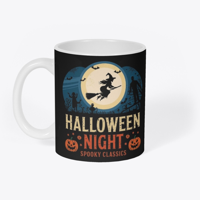 Vintage Halloween Poster - Retro Horror