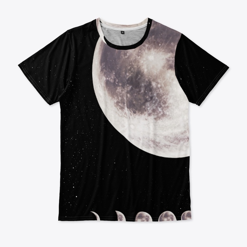 The Moon Phases Space Lunar Design