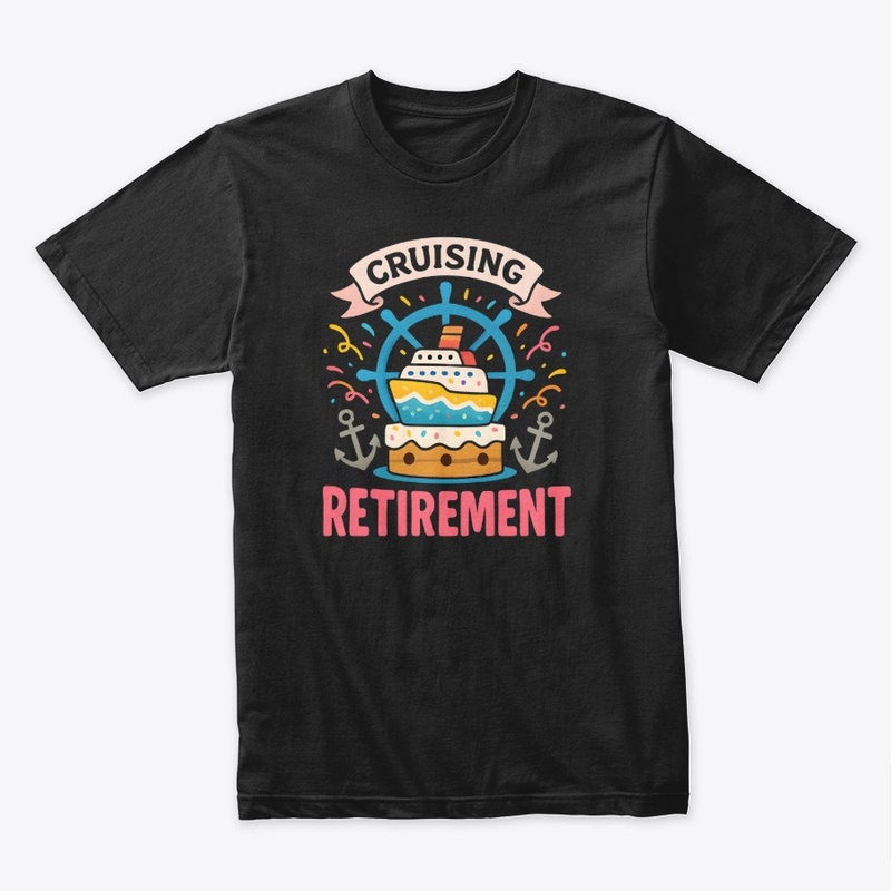 Cruising Retirement Cake Anchors Fun