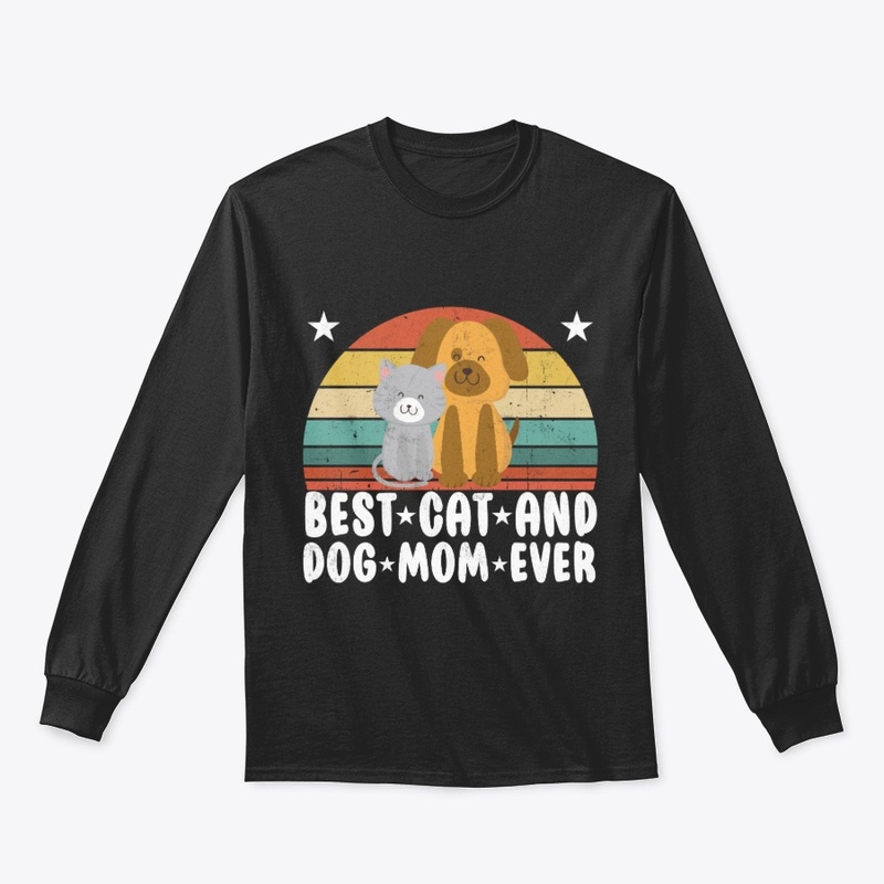 Retro Cat Dog Mom Cat Mama Furmama