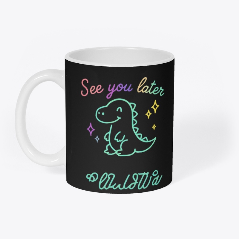 Playful Dinosaur t shirt design 