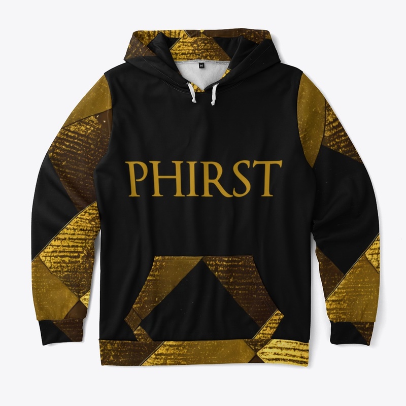 Black and Gold Square Frat 