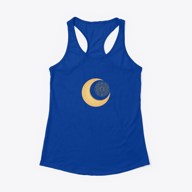 Flower Of Life Yellow Moon