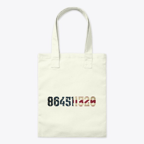 864511320 Stars And Stripes Natural T-Shirt Front