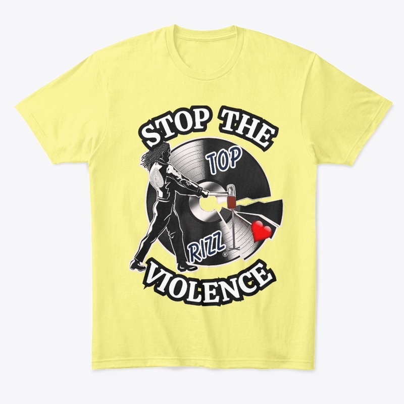 TOP RIZZ LOGO - STOP THE VIOLENCE 