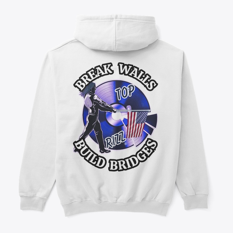 TOP RIZZ LOGO: BREAK WALLS BUILD BRIDGES