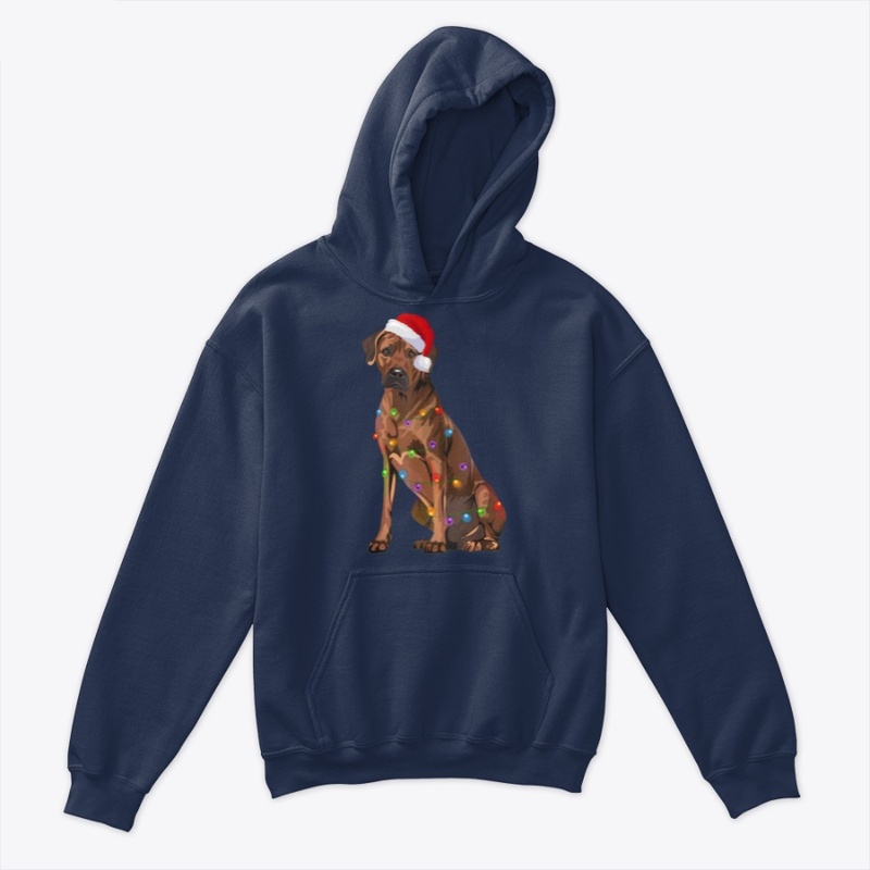 RHODESIAN RIDGEBACK CHRISTMAS T SHIRT