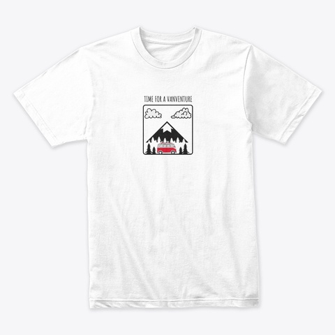 Van Ventures Red Van T Shirt  White Camiseta Front