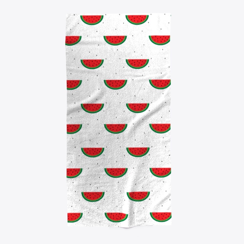 Summer Seamless Pattern with Watermelon