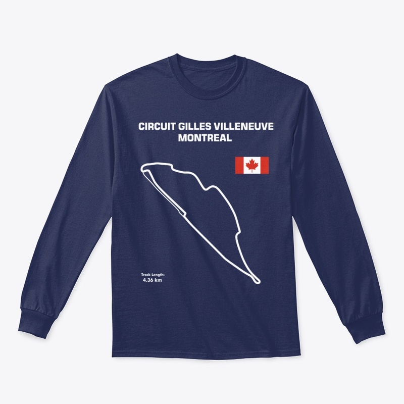 Gilles Villeneuve Circuit Track Outline 