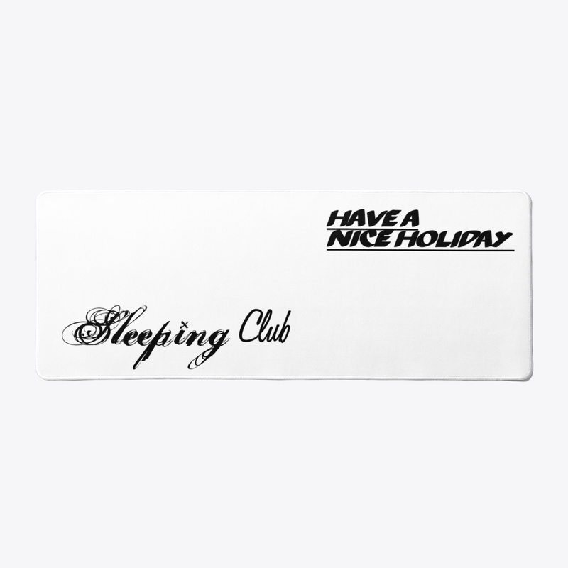 Sleeping club desk mat 