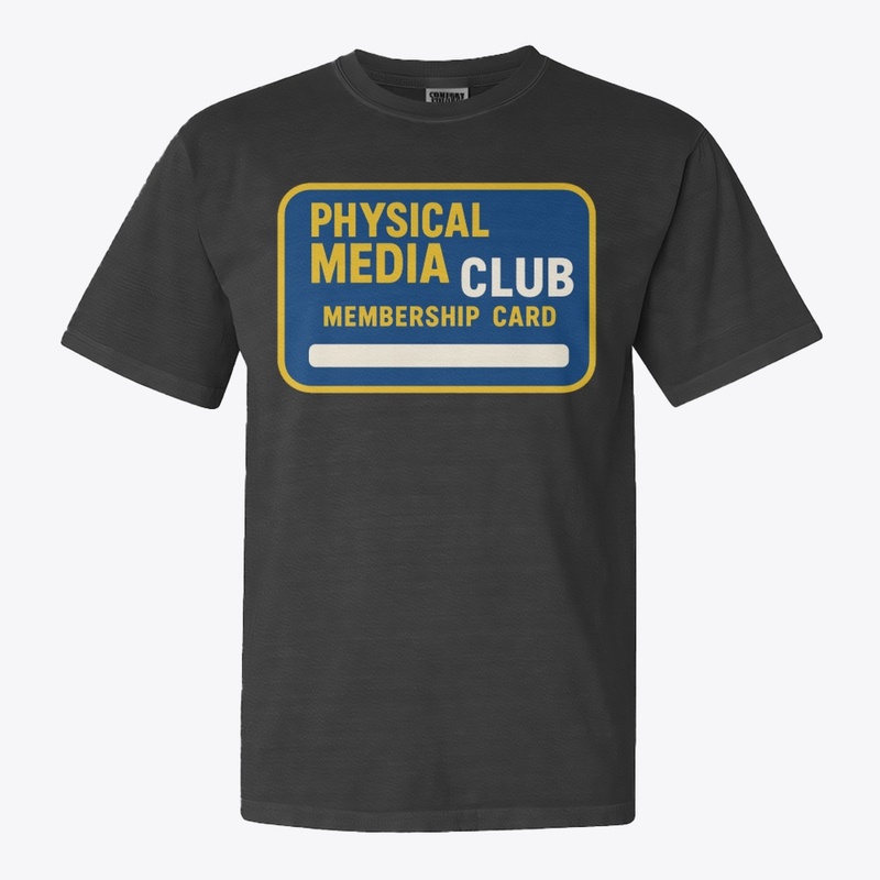 Physical Media Club Membership Card