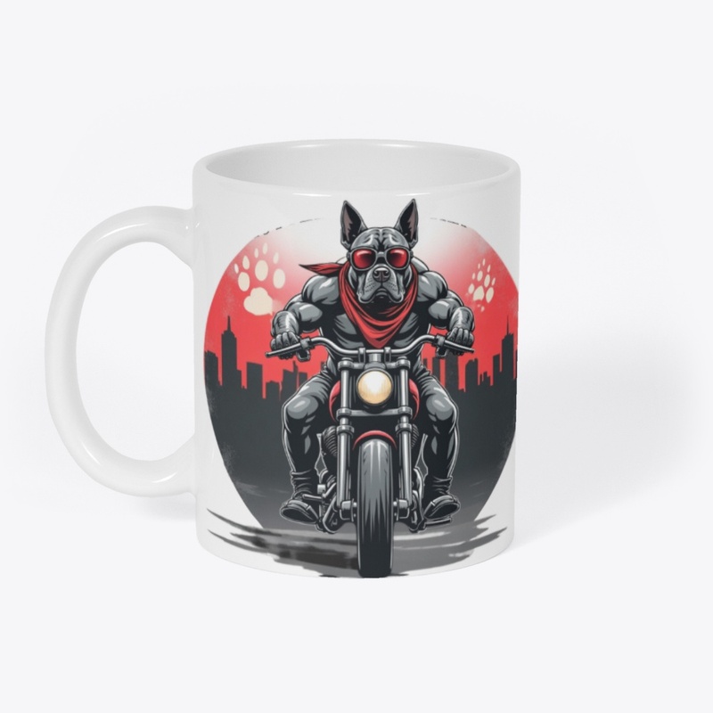 Throttle, Paws, Repeat - Biker Dog
