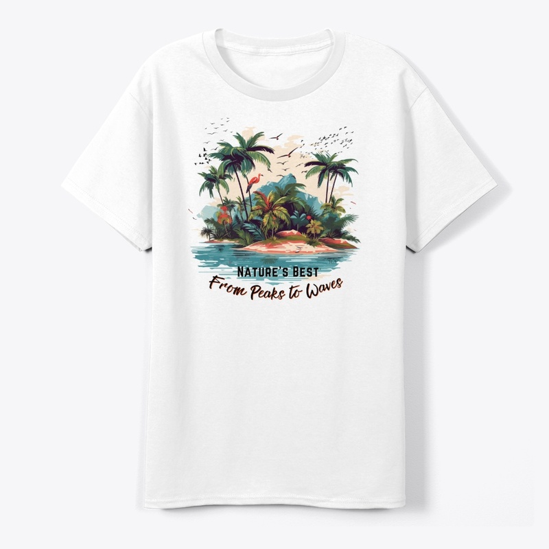 Summer Time Vibes Graphic T-shirt