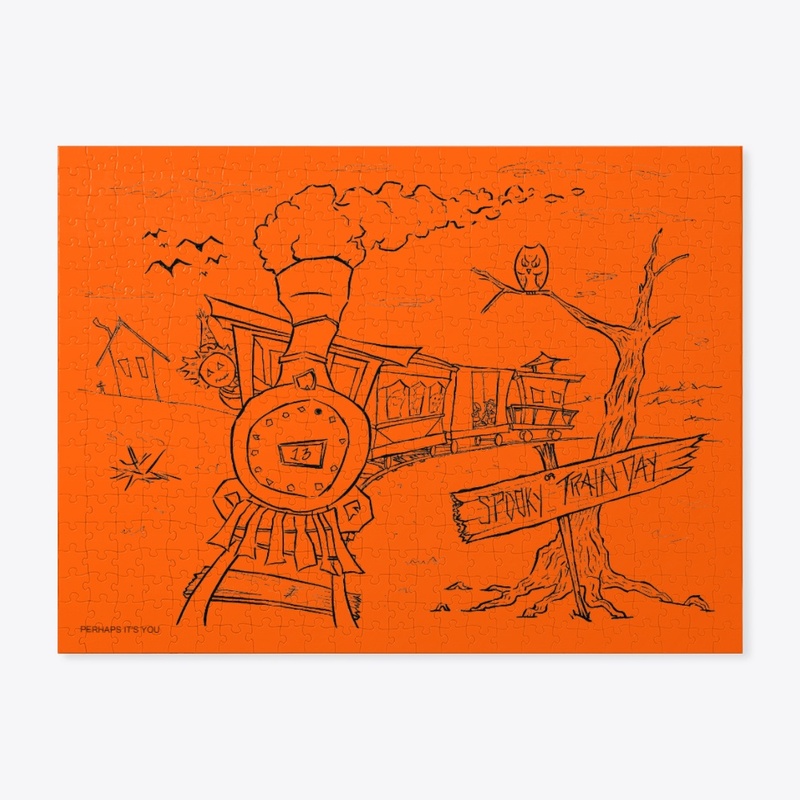 Spooky Train Day Puzzle