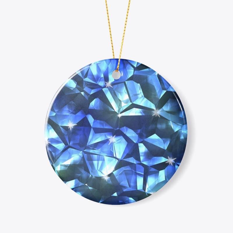 Blue Crystal Pattern