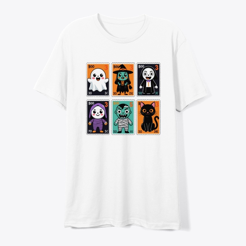 Cute Halloween Stamp Collection