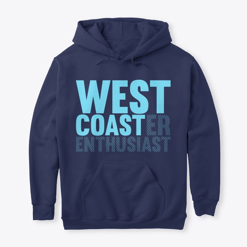 West Coaster Enthusiast Light Blue Print