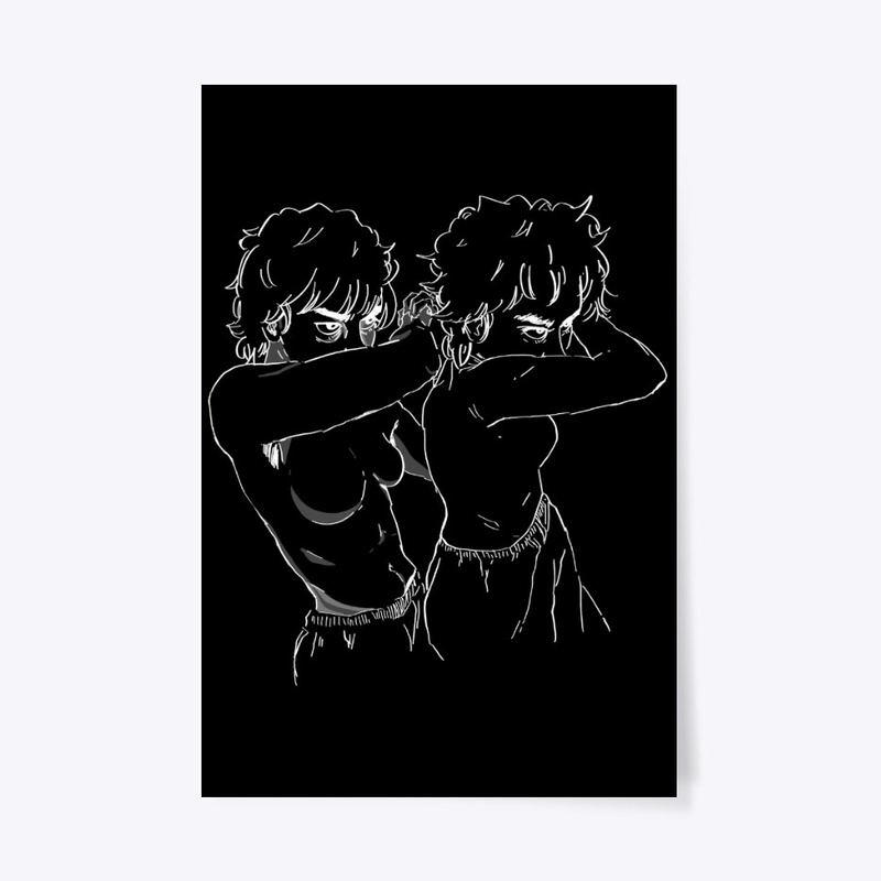Lucifer Pose Portrait (white)