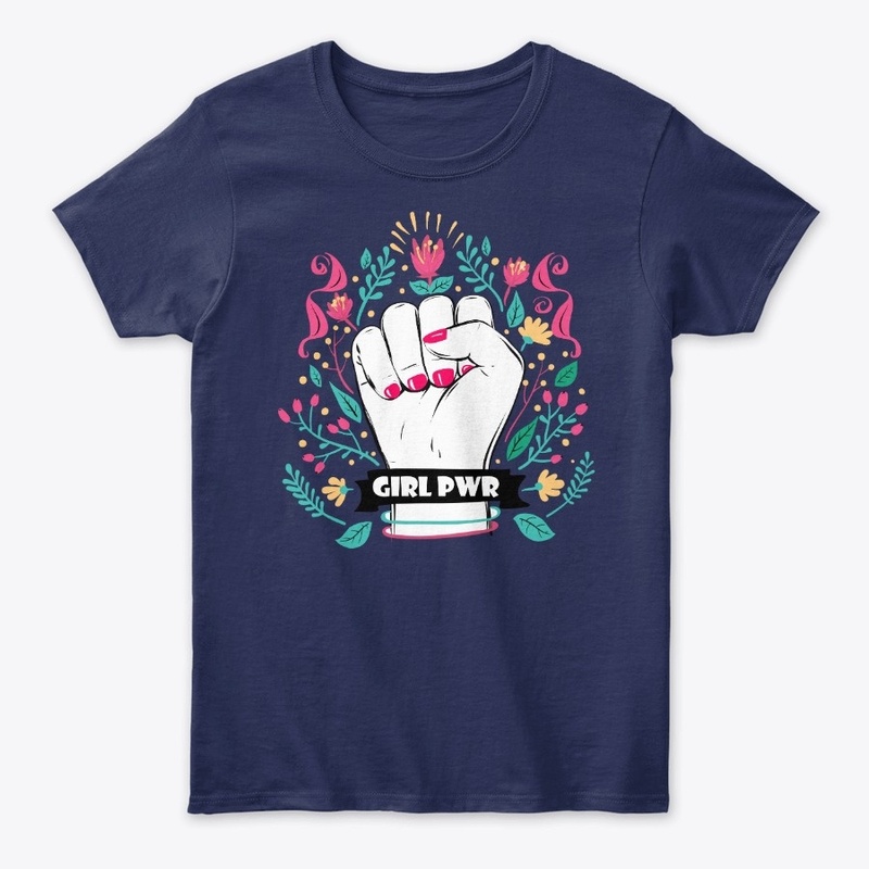 Feminism Girls Power T-shirt Designs 