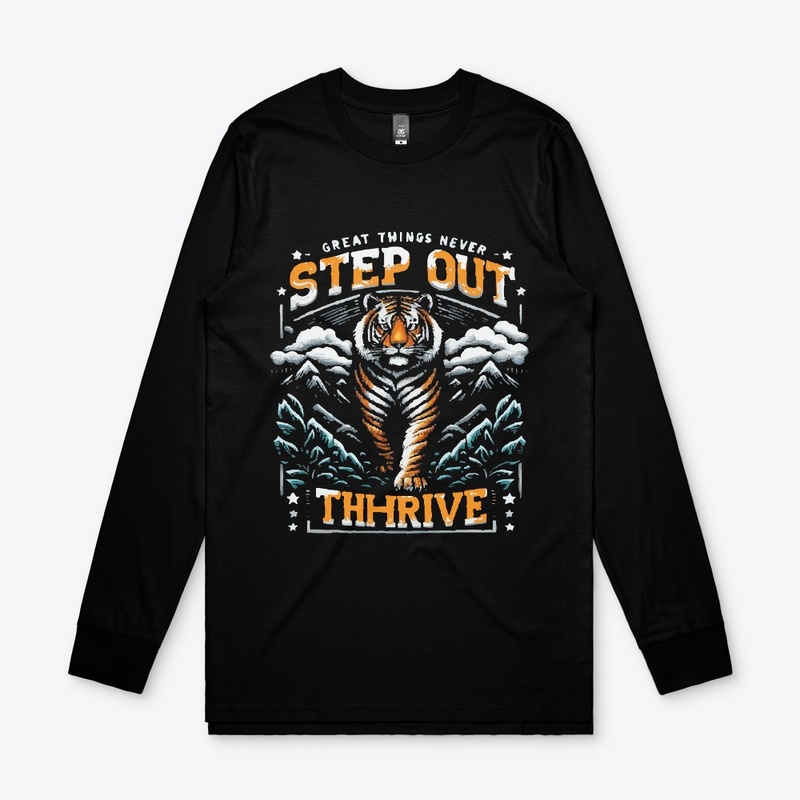 "Colorful Typography Design T-Shirt"