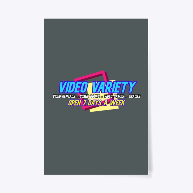 VIDEO VARIETY retro inspired gear