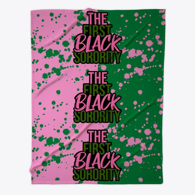 Paint Splatter 1st Black Sorority 