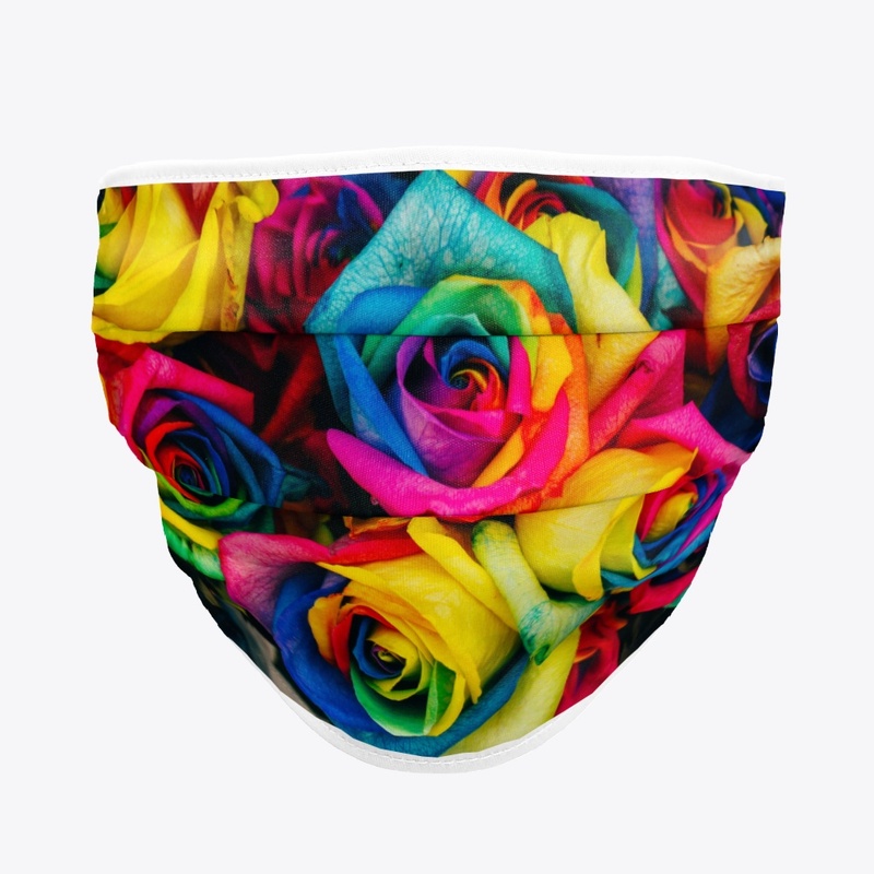 Roses Fabric Face Mask 