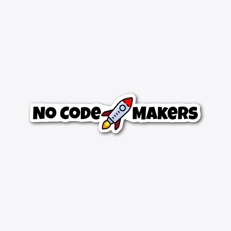 No Code Makers Sticker