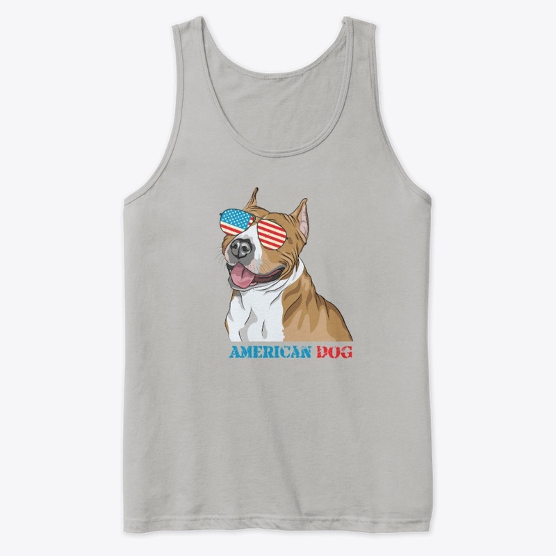 American Dog. Patriot dog lovers. 